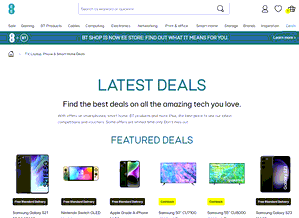 Preview 2 of the EE Store website