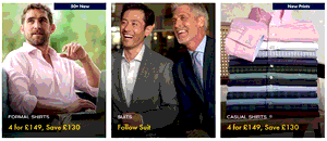 Preview 3 of the Charles Tyrwhitt website