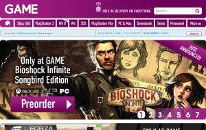 Preview 2 of the Game website