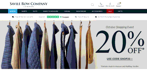 Preview 3 of the Savile Row website