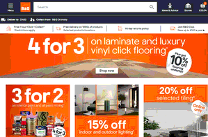 Preview 3 of the B&Q website