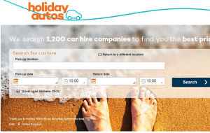 Preview 2 of the Holiday Autos website