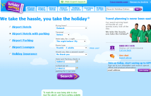 Preview 2 of the Holiday Extras website