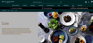 Preview 2 of the Royal Doulton website