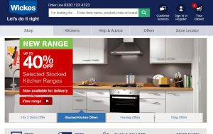 Preview 2 of the Wickes website
