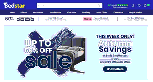 Preview 2 of the BedStar website