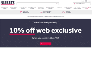 Preview 2 of the Nisbets website
