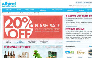 Preview 2 of the Ethical Superstore website