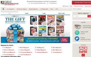 Preview 2 of the Great Magazines website