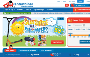 Preview 3 of the The Entertainer website