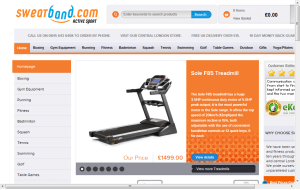 Preview 2 of the Sweatband website