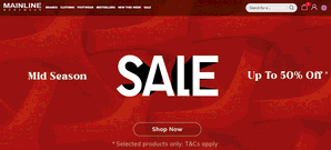 Preview 2 of the Mainline Menswear website