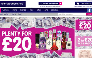 Preview 2 of the Fragrance Shop website