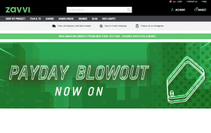 Preview 2 of the Zavvi website