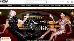 Preview 2 of the Goddiva website