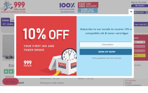 Preview 3 of the 999 Inks website