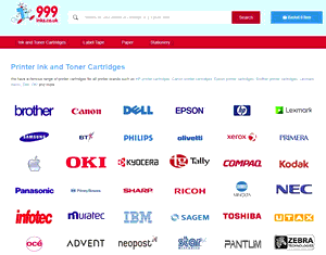 Preview 4 of the 999 Inks website