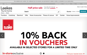 Preview 2 of the Leekes website