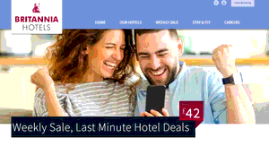 Preview 2 of the Britannia Hotels website