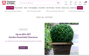 Preview 3 of the Thompson & Morgan website