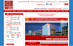 Preview 2 of the Canadian Affair website