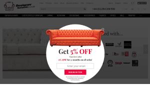Preview 2 of the Designer Sofas 4u website