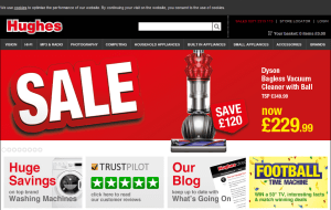 Preview 2 of the Hughes Electricals website