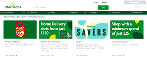 Preview 2 of the Morrisons website