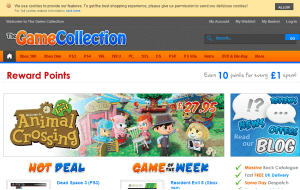 Preview 3 of the Game Collection website