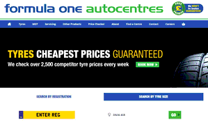 Preview 2 of the Formula One Autocentres website