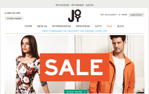 Preview 3 of the Joy website