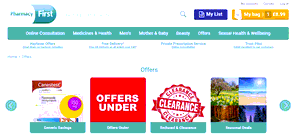 Preview 2 of the Pharmacy First website