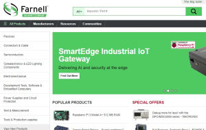 Preview 2 of the Farnell website