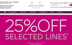 Preview 2 of the Mappin & Webb website