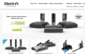 Preview 3 of the Gtech website