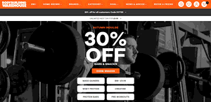 Preview 2 of the Bodybuilding Warehouse website