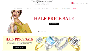Preview 2 of the Tru Diamonds website