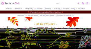 Preview 2 of the Perfume Click website