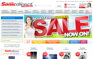 Preview 2 of the Sonic Direct website