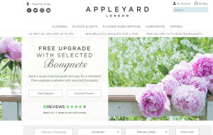 Preview 2 of the Appleyard Flowers website