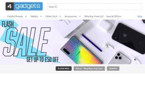 Preview 2 of the 4gadgets website