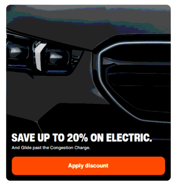 SixT shopping basket screenshot