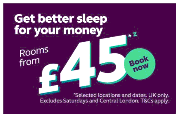 Premier Inn shopping basket screenshot