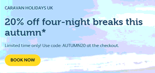 Parkdean Holidays shopping basket screenshot