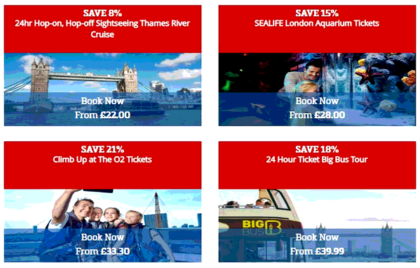 Discount London shopping basket screenshot