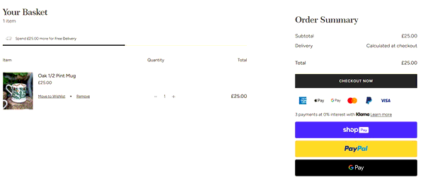 Emma Bridgewater shopping basket screenshot