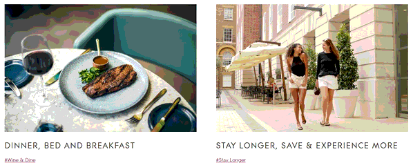 Apex Hotels shopping basket screenshot