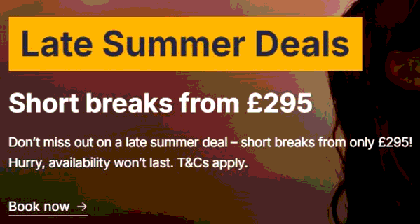 Sykes Holiday Cottages shopping basket screenshot