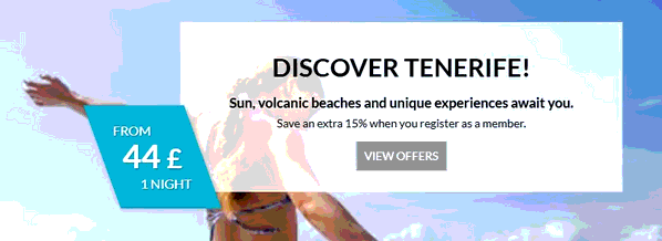 Be Live Hotels shopping basket screenshot