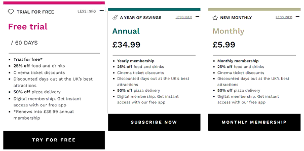 Gourmet Society shopping basket screenshot